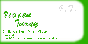 vivien turay business card